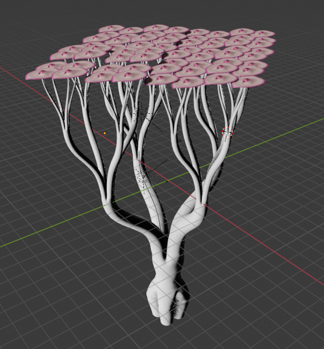 Creating a third tier to complete the tree.