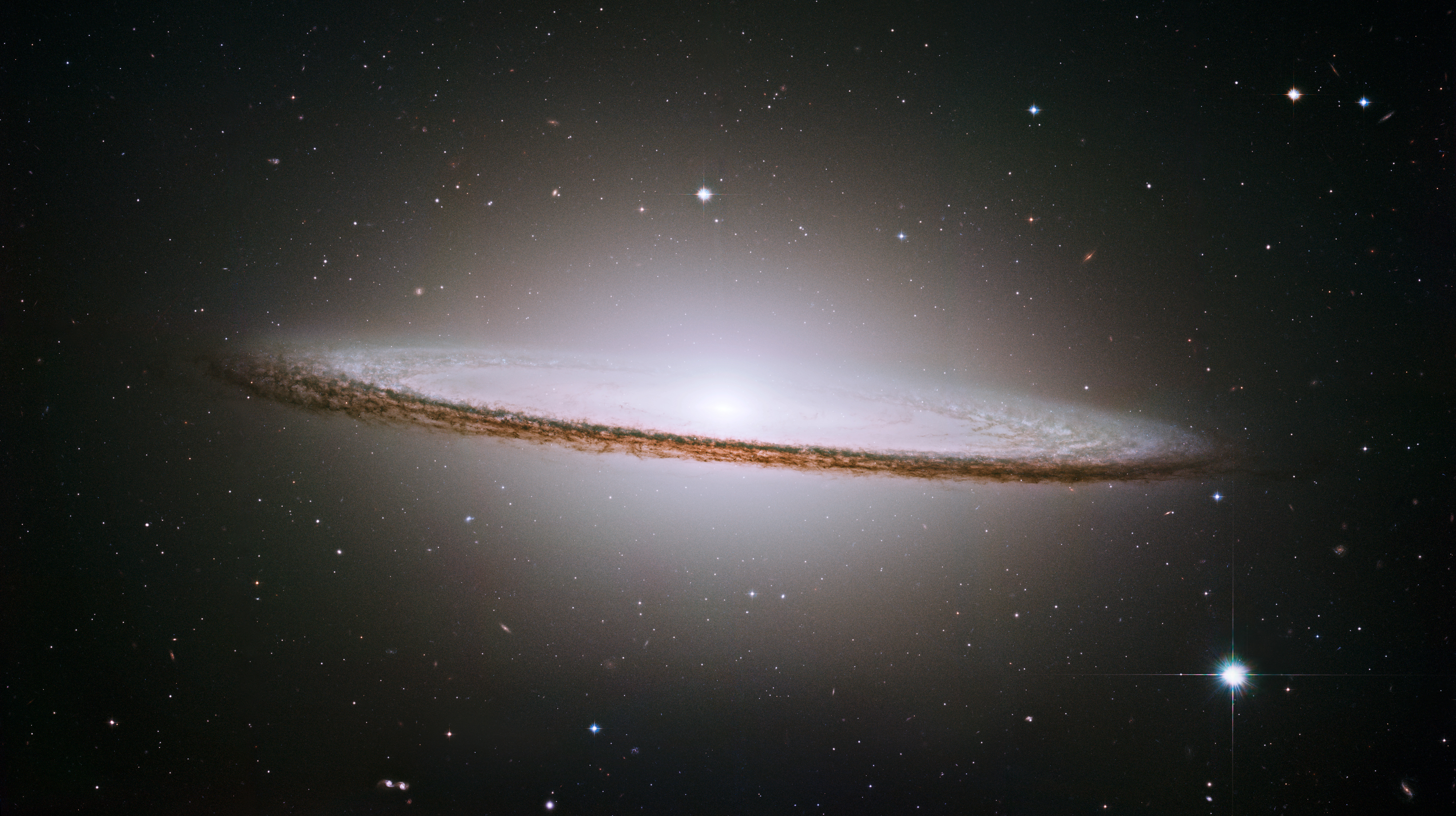 A picture of the Sombrero galaxy
