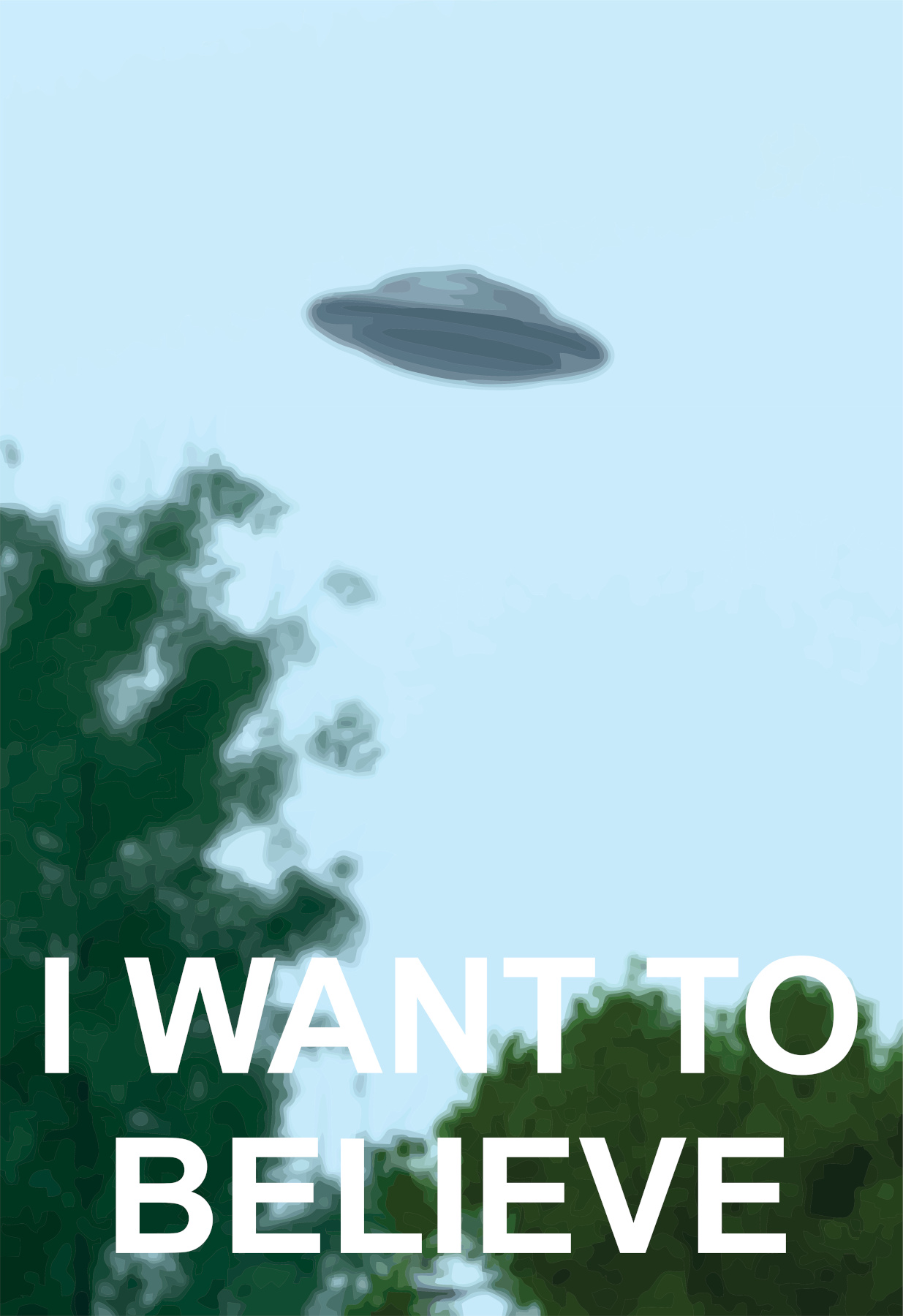 I want to believe poster