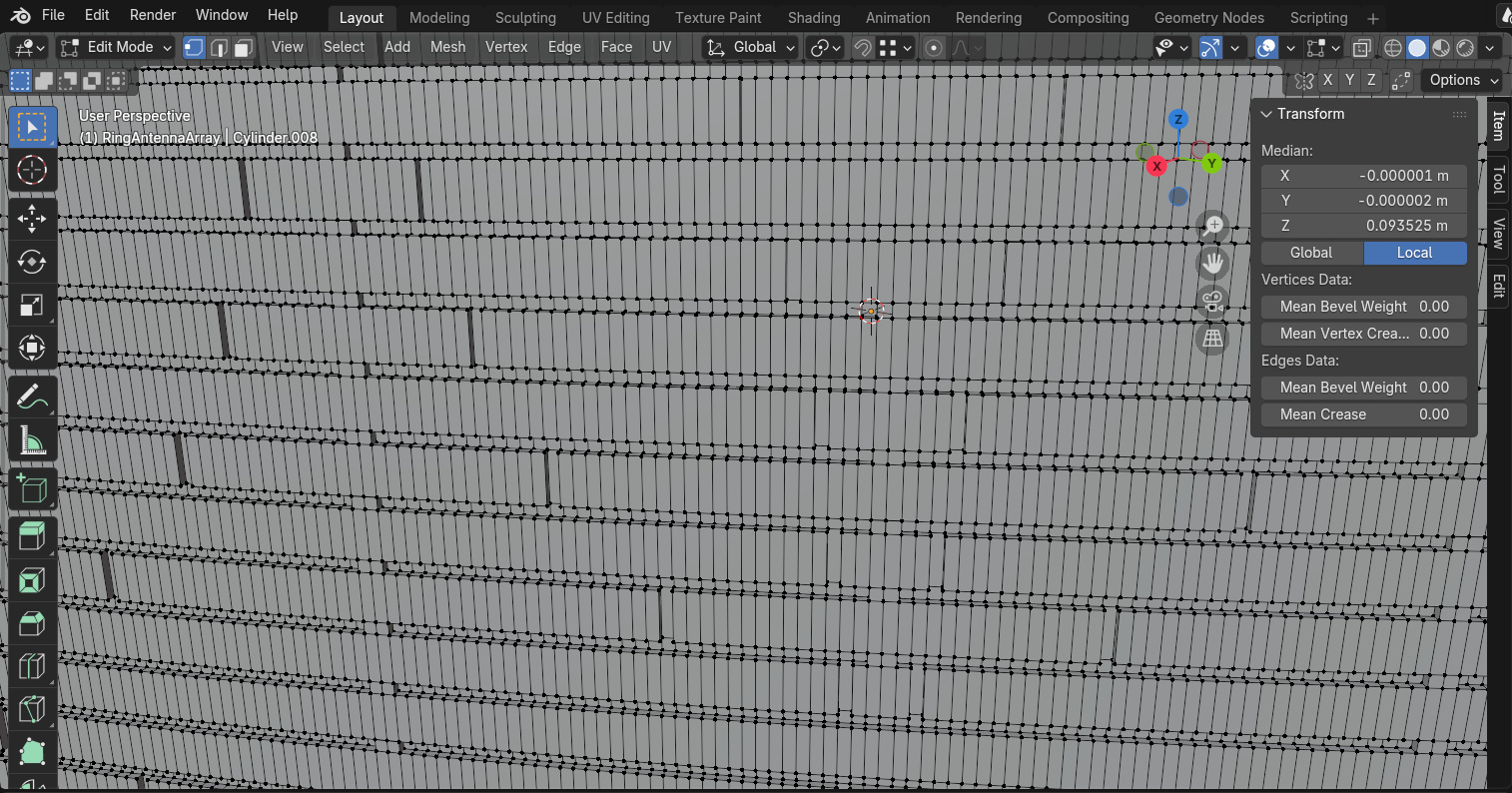 The geometry of Verdajuvel's fractal antenna.